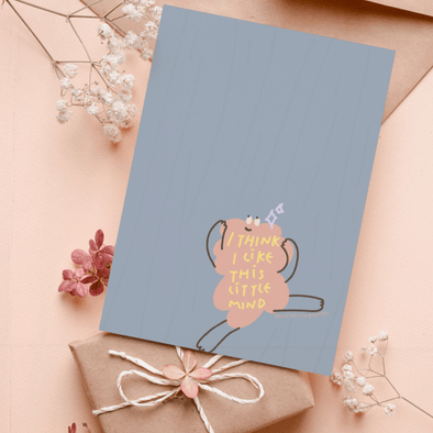 I think I like this little mind | Holographic Postcard