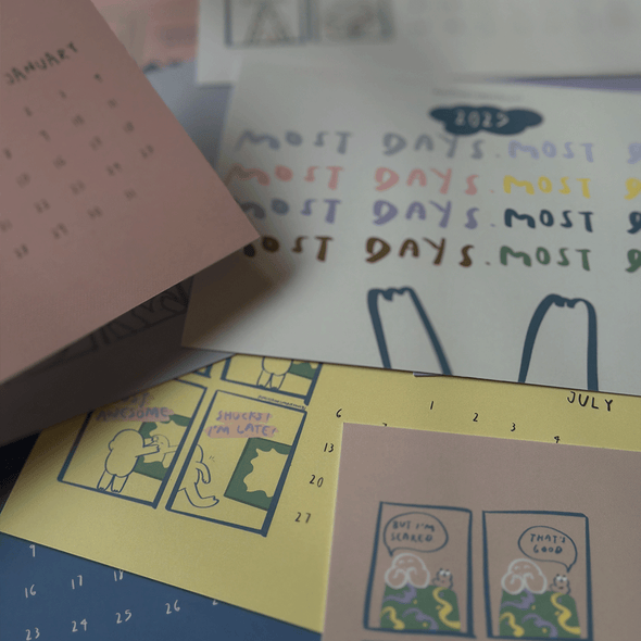 Mini 2025 Calendar: Most days